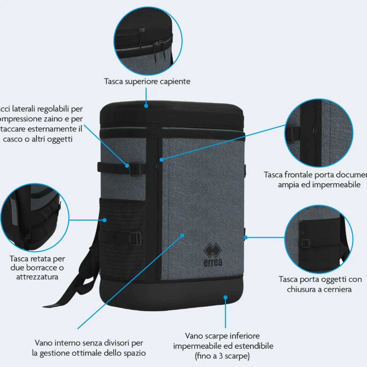 Erreà Multisport backpack* Bowls | Sport Bags And Backpacks